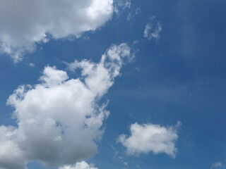 blue sky with clouds
