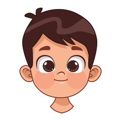 Obraz premium little boy head