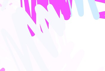 Light Pink, Blue vector template with repeated sticks.