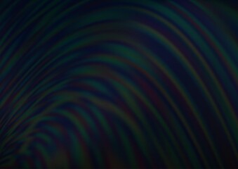 Dark Black vector blurred bright pattern.