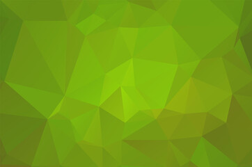 Plakat Abstract triangulation geometric green background