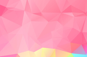 pink geometric pattern triangles polygonal design for web and background, application
