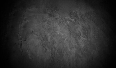 Old wall texture cement dark black gray  background abstract grey color design are light with white gradient background.