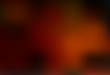 Dark Orange vector blurred and colored template.