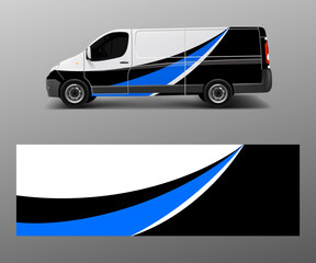 Car decal van designs . Wrap designs template vector. © Saiful