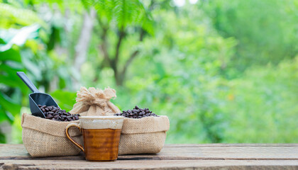 coffee beans coffee cup energy