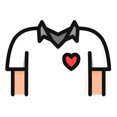 Heart Tshirt icon