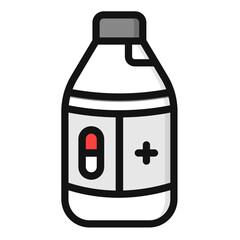 medicine bottle icon