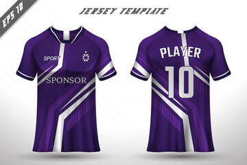 Premium soccer jersey template with abstract texture.	
