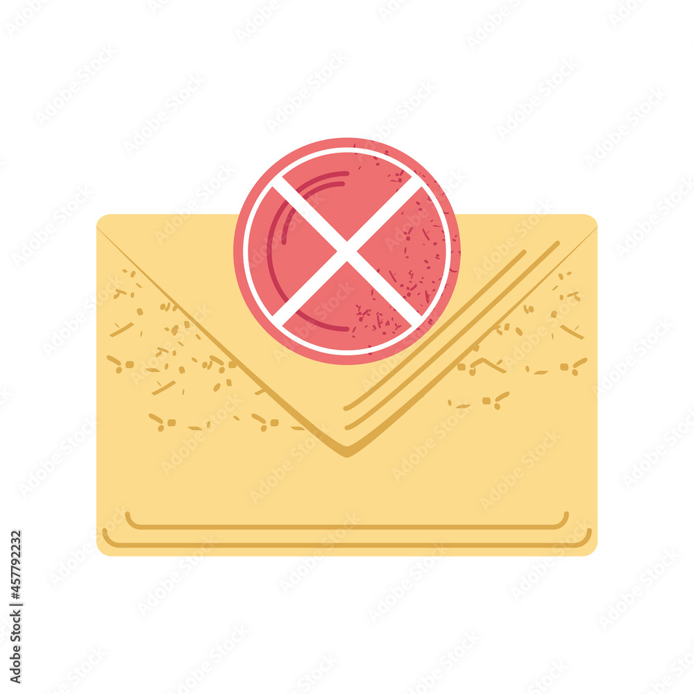 Poster message error sign