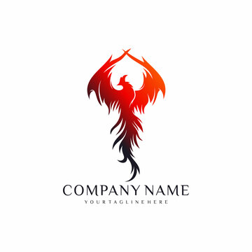 phoenix logo vector icon
