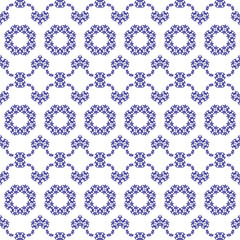 Abstract seamless pattern with various shapes. Geometric pattern for fabric. Textile background.
