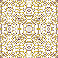 Abstract seamless pattern with various shapes. Geometric pattern for fabric. Textile background.