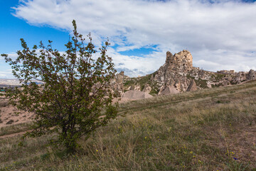 トルコ　カッパドキアのウチヒサール城