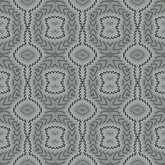 Abstract seamless pattern with various shapes. Geometric pattern for fabric. Textile background.

