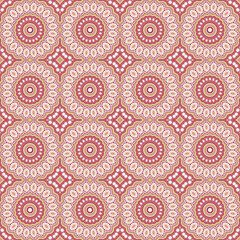 Abstract seamless pattern with various shapes. Geometric pattern for fabric. Textile background.
