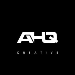 AHQ Letter Initial Logo Design Template Vector Illustration