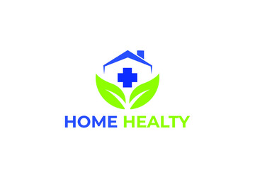 Home Healty Logo Design. This logo is great for homecare, medical center, heart hospital, doctor, heart clinic, health care service, charity, non profit organization, medical clinic, medical training 
