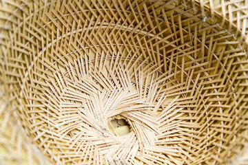 Inside Of The Weaving Bamboo Hat