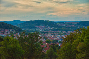 Blick auf Eisenach in Thüringen