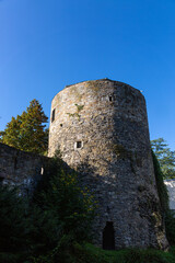 Fototapeta na wymiar Dicker Turm - old stone tower in Ratingen
