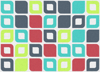 Abstract Geometric Pattern generative computational art illustration
