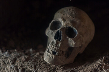 Abandoned park of religious miniatures in Częstochowa Poland - Złota Góra - Golden Mountain