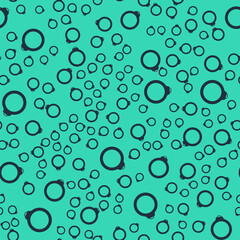 Black Diamond engagement ring icon isolated seamless pattern on green background. Vector