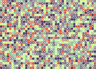 Fototapeta premium Abstract Geometric Pattern generative computational art illustration