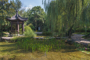 Hubei Wuhan Garden Expo Park summer scenery, China