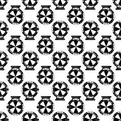 Lucky wheel pattern seamless background texture repeat wallpaper geometric vector