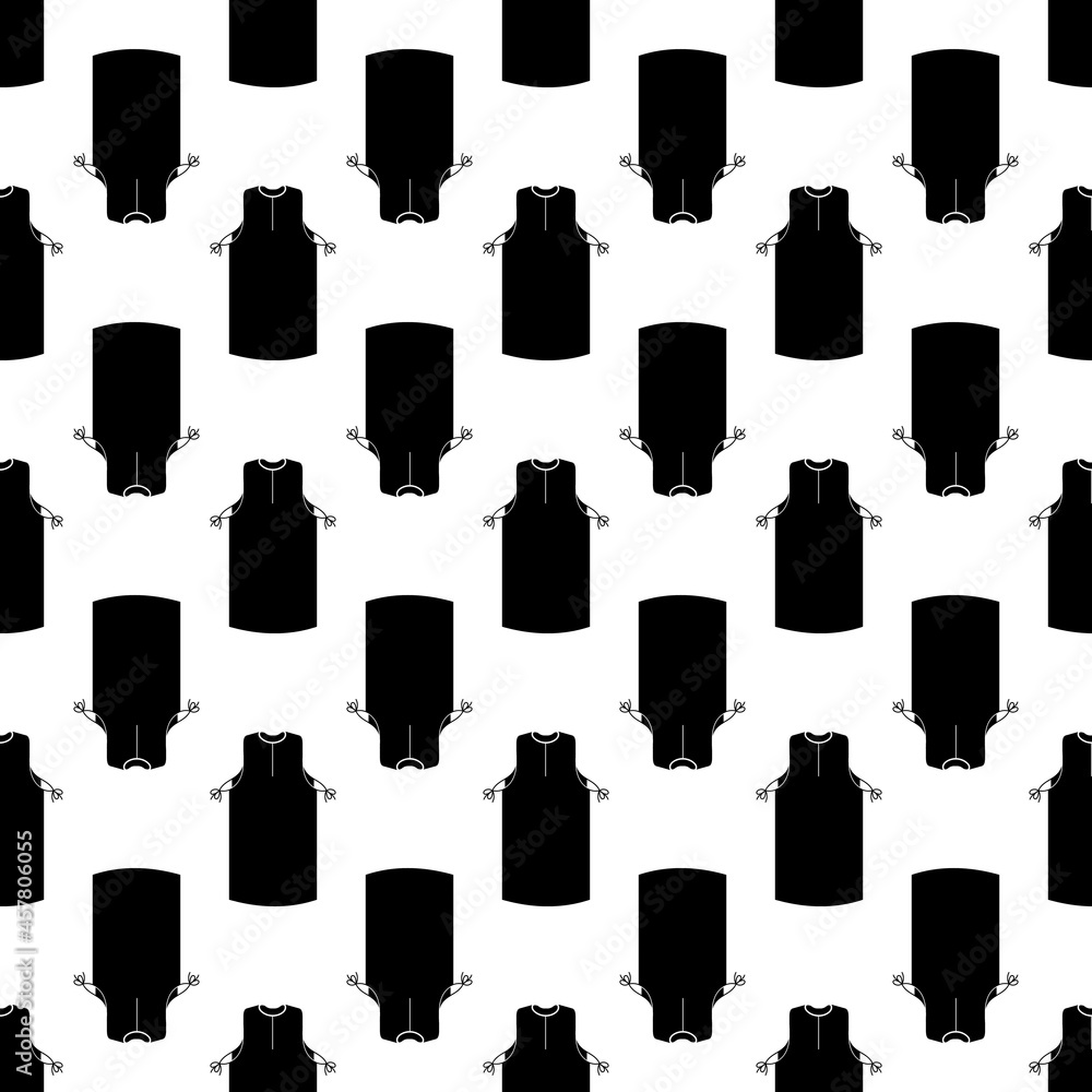Poster apron pattern seamless background texture repeat wallpaper geometric vector