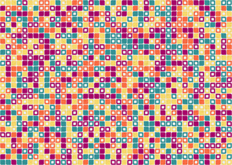 Abstract Geometric Pattern generative computational art illustration