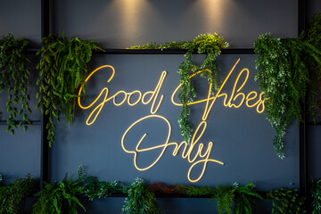 Good Vibes sign