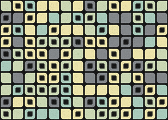 Abstract Geometric Pattern generative computational art illustration