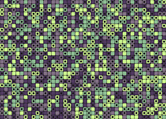 Fototapeta premium Abstract Geometric Pattern generative computational art illustration