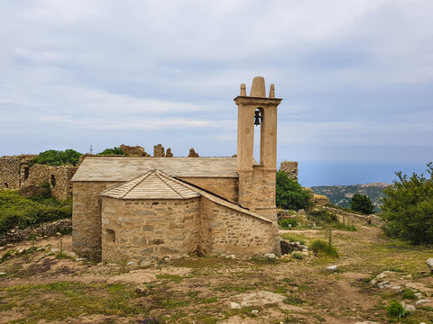 Church at abandoned village of Occi / Corsica