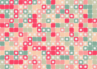 Abstract Geometric Pattern generative computational art illustration