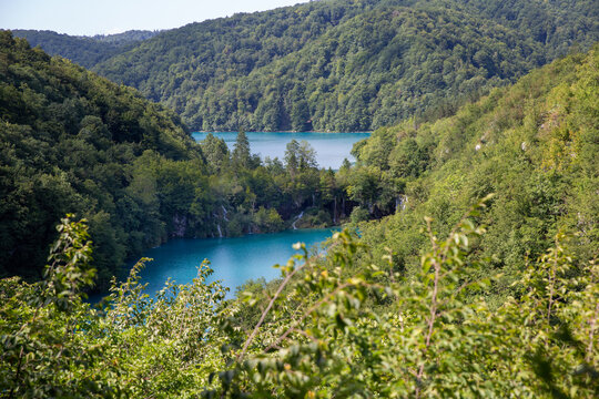 lake and mountains