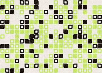 Abstract Geometric Pattern generative computational art illustration