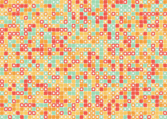 Fototapeta premium Abstract Geometric Pattern generative computational art illustration