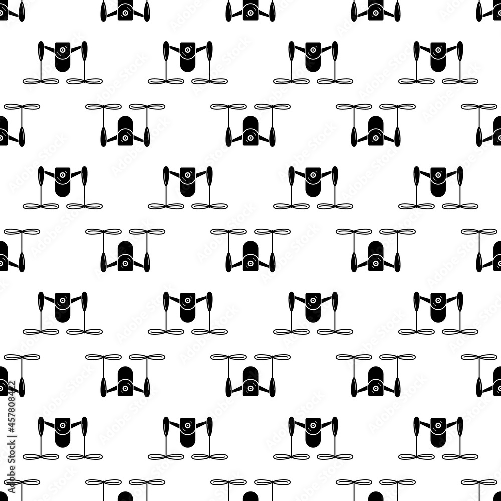 Poster drone double copter pattern seamless background texture repeat wallpaper geometric vector