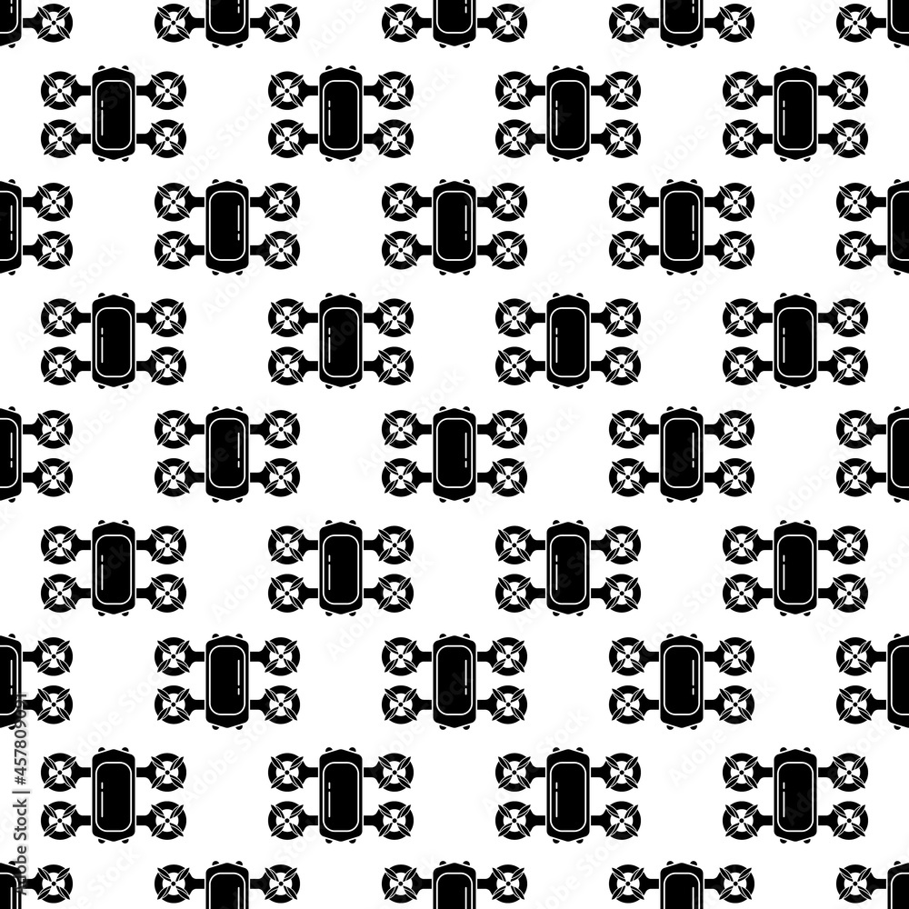 Poster delivery drone pattern seamless background texture repeat wallpaper geometric vector