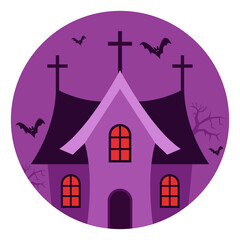 Haunted house halloween festival