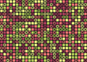 Abstract Geometric Pattern generative computational art illustration