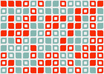 Abstract Geometric Pattern generative computational art illustration