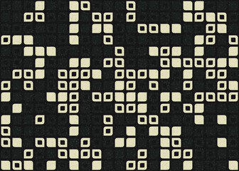 Fototapeta premium Abstract Geometric Pattern generative computational art illustration