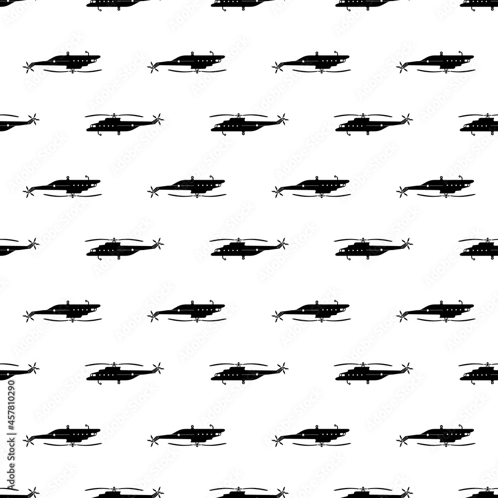 Poster army helicopter pattern seamless background texture repeat wallpaper geometric vector