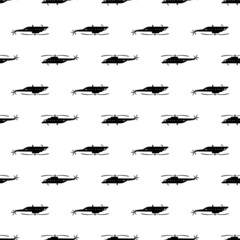 Army helicopter pattern seamless background texture repeat wallpaper geometric vector
