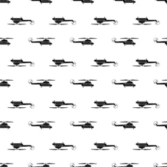 Deurstickers Militair patroon Lading helikopter patroon naadloze achtergrond textuur herhalen behang geometrische vector